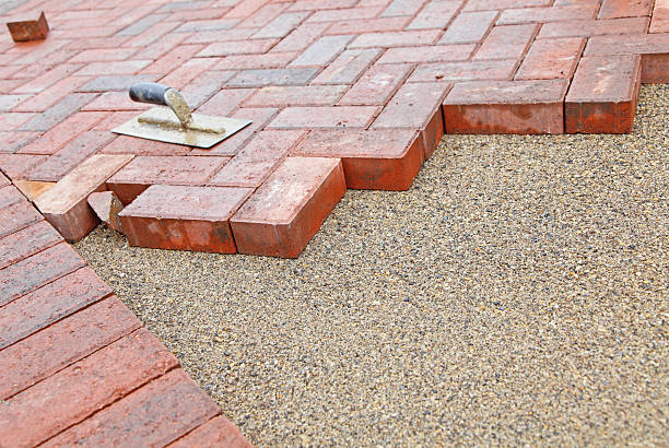 Permeable Paver Driveway in North Westport, MA
